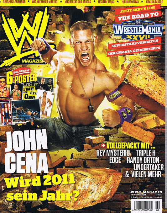 WWE Magazine February 2011 from Germany