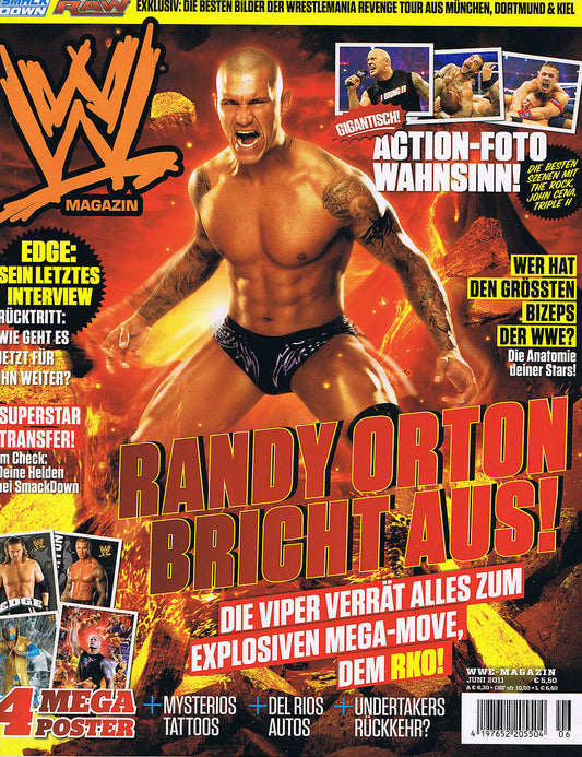 WWE Magazine June 2011 from Germany