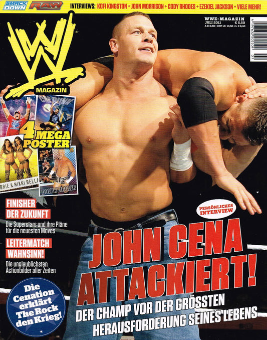 WWE Magazine July 2011 from Germany