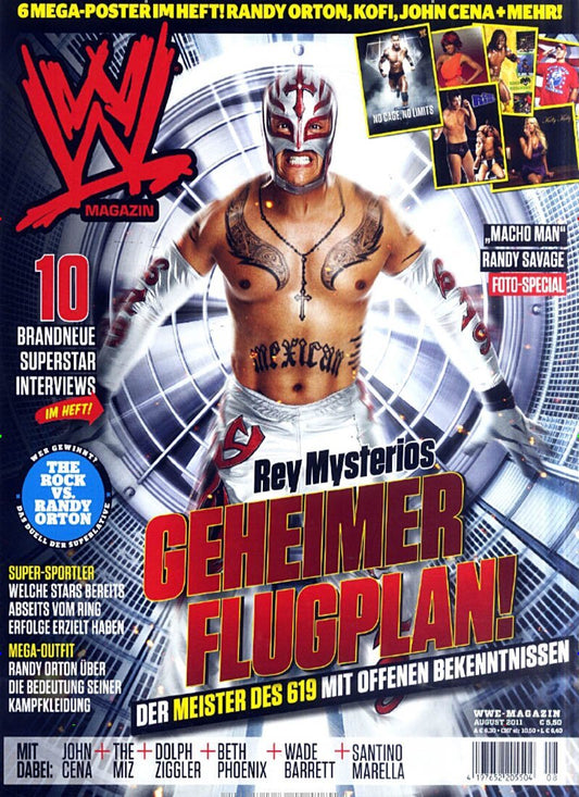 WWE Magazine August 2011 from Germany