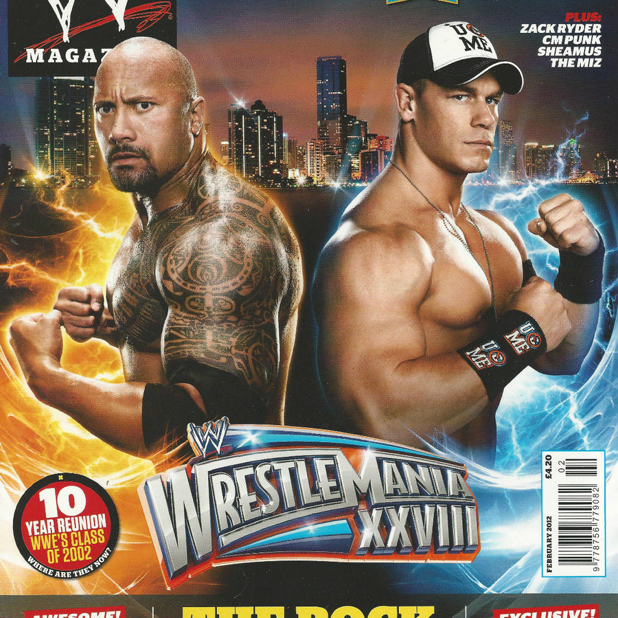 WWE Magazine February 2012 from The United Kingdom Magazine PWcatalog