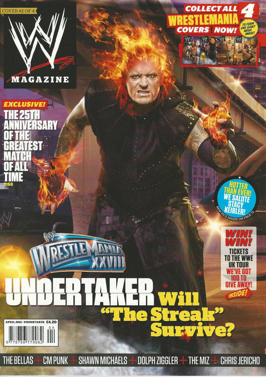 WWE Magazine April 2012 from The United Kingdom Undertaker