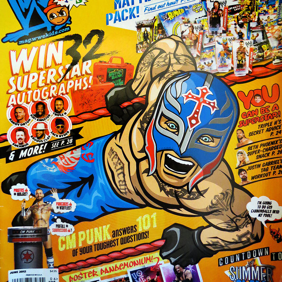 WWE Kids June 2012 Magazine PWcatalog