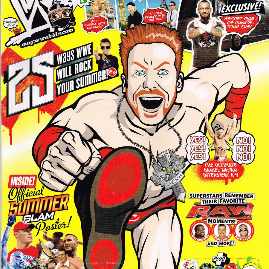 WWE Kids August 2012 Magazine PWcatalog