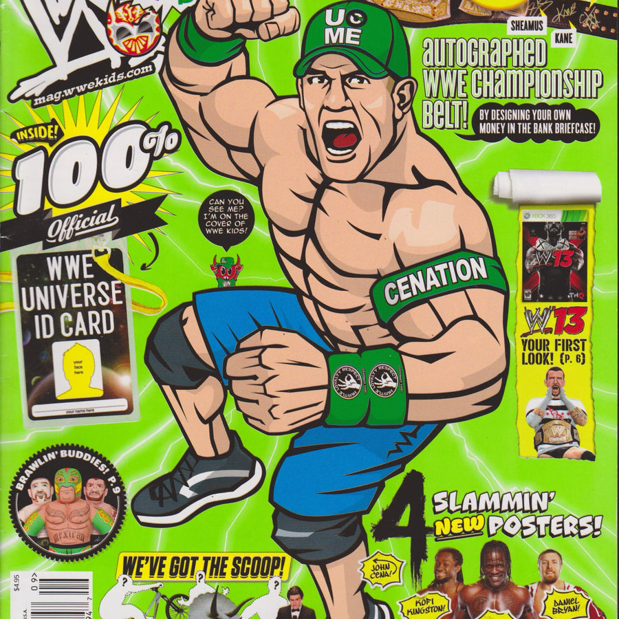 WWE Kids September 2012 Magazine PWcatalog