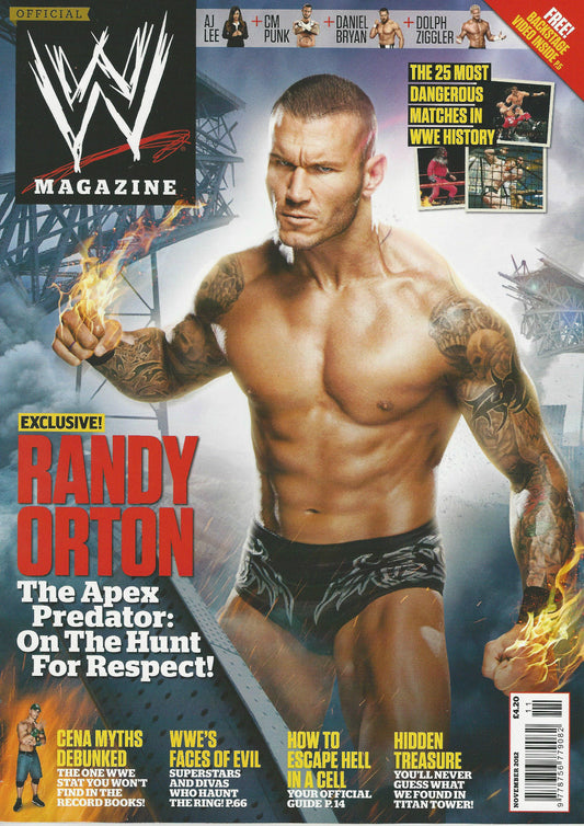 WWE Magazine November 2012 from The United Kingdom