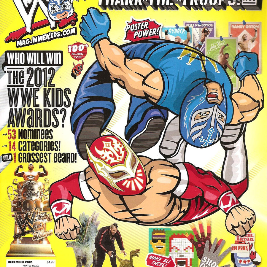 WWE Kids December 2012 Magazine PWcatalog