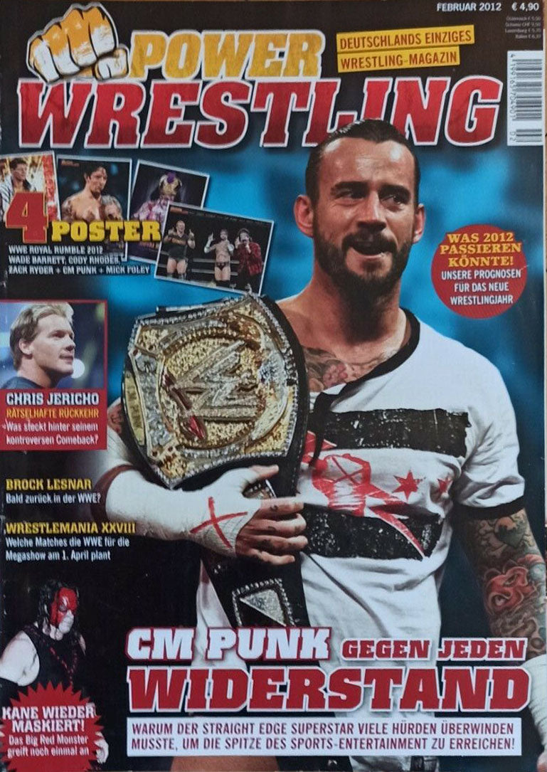 Power Wrestling Magazine February 2012 Magazine PWcatalog