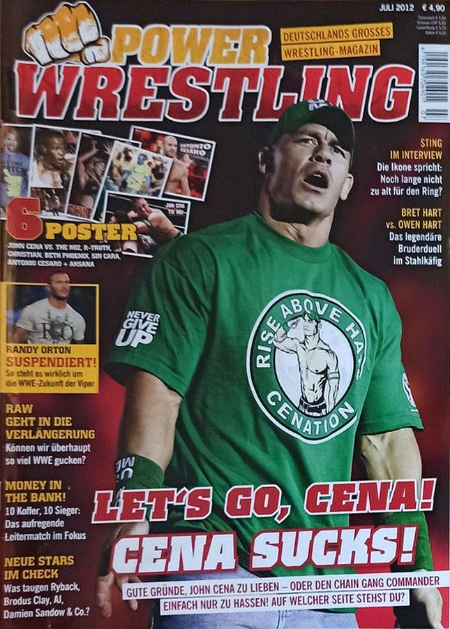 Power Wrestling Magazine July 2012 Magazine PWcatalog