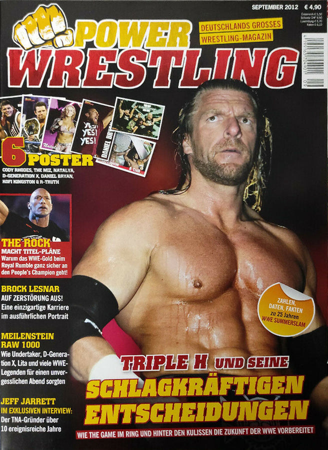 Power Wrestling Magazine September 2012 Magazine PWcatalog