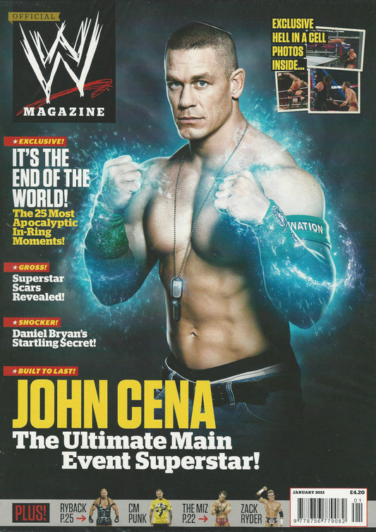 WWE Magazine January 2013 from The United Kingdom