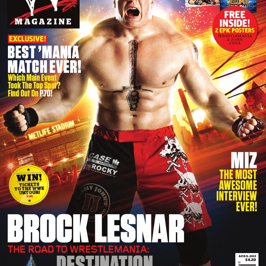 WWE Magazine April 2013 from The United Kingdom Magazine PWcatalog