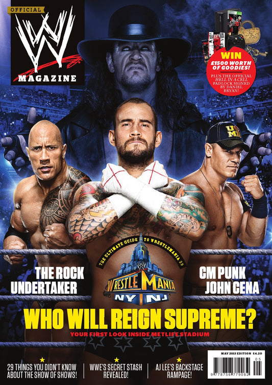 WWE Magazine May 2013 from The United Kingdom