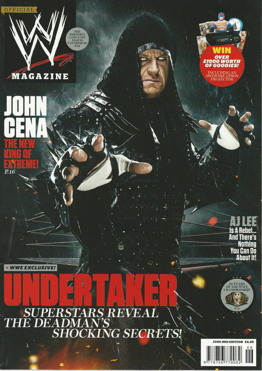 WWE Magazine June 2013 from The United Kingdom