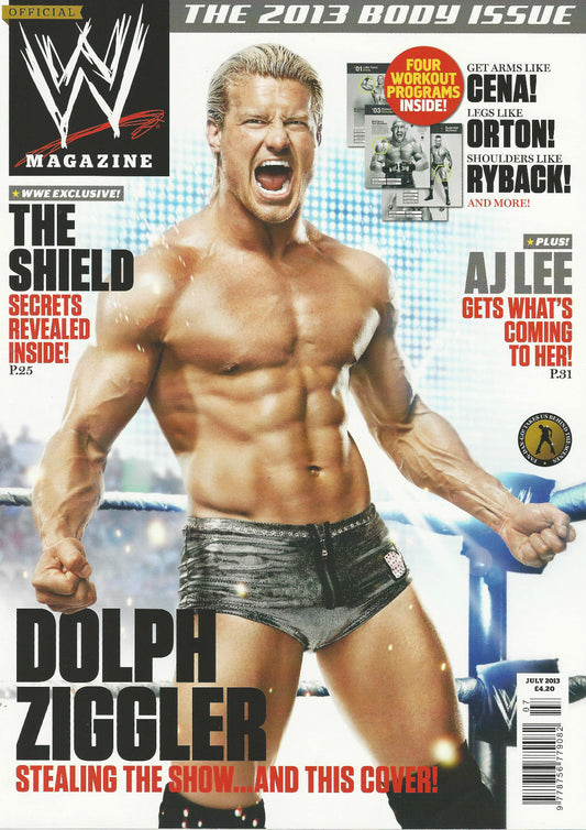 WWE Magazine July 2013 from The United Kingdom