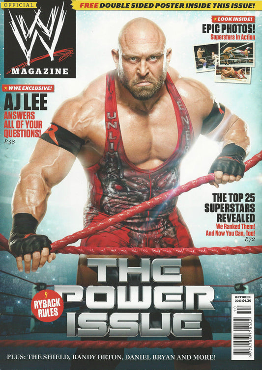 WWE Magazine October 2013 from The United Kingdom