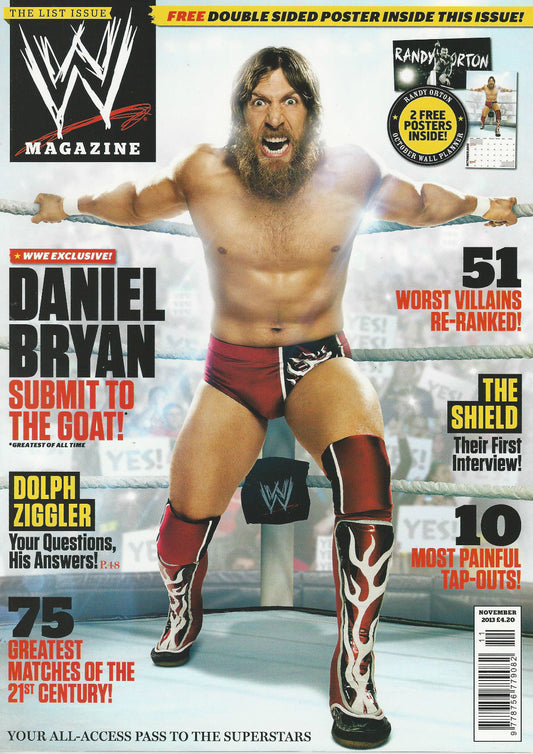 WWE Magazine November 2013 from The United Kingdom