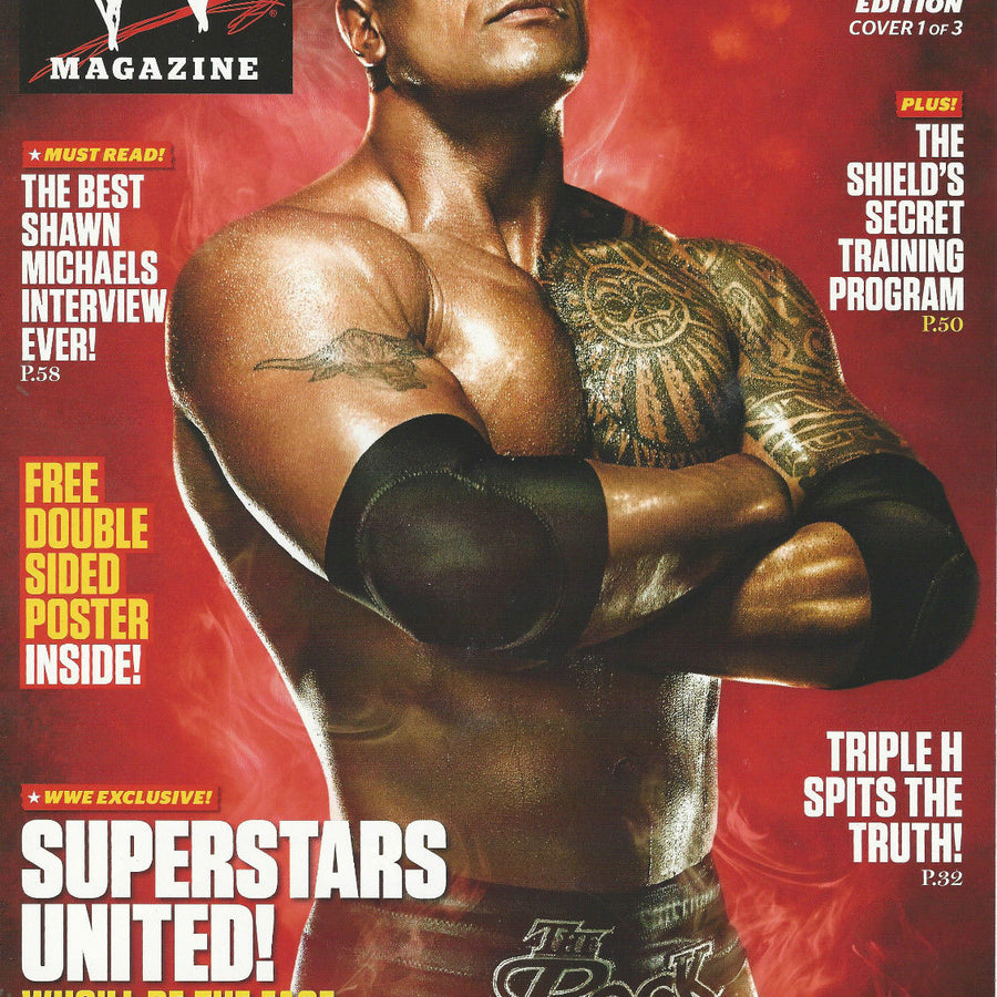 WWE Magazine January 2014 from The United Kingdom The Rock Magazine PWcatalog
