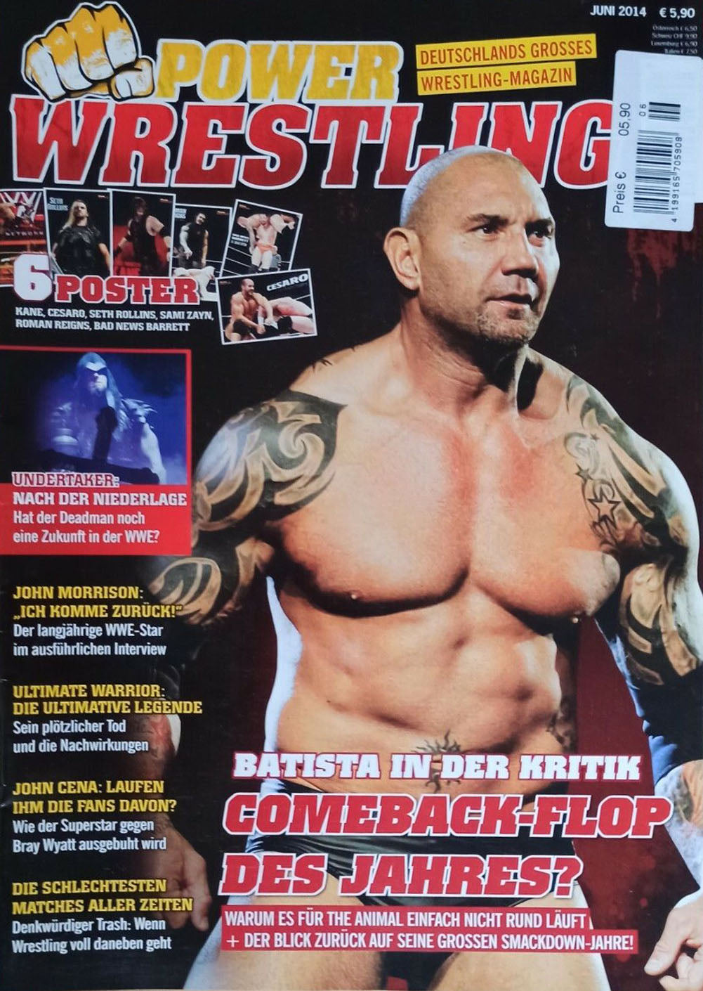 Power Wrestling Magazine June 2014 Magazine PWcatalog