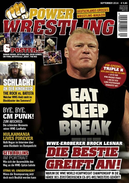 Power Wrestling Magazine September 2014 Magazine PWcatalog
