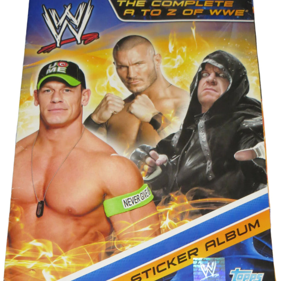 WWE The Complete A to Z WWE Stickers Album 2014 Stickers Album PW Catalog