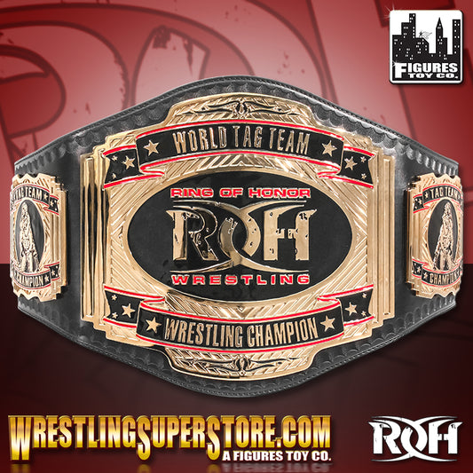 Ring of Honor World Tag Team Championship Adult Size Replica Belt PW Catalog