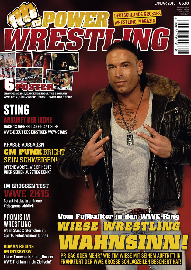 Power Wrestling Magazine January 2015 Magazine PWcatalog