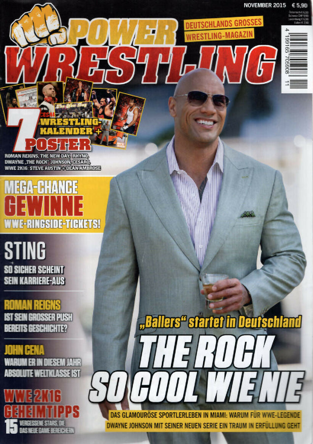 Power Wrestling Magazine November 2015 Magazine PWcatalog