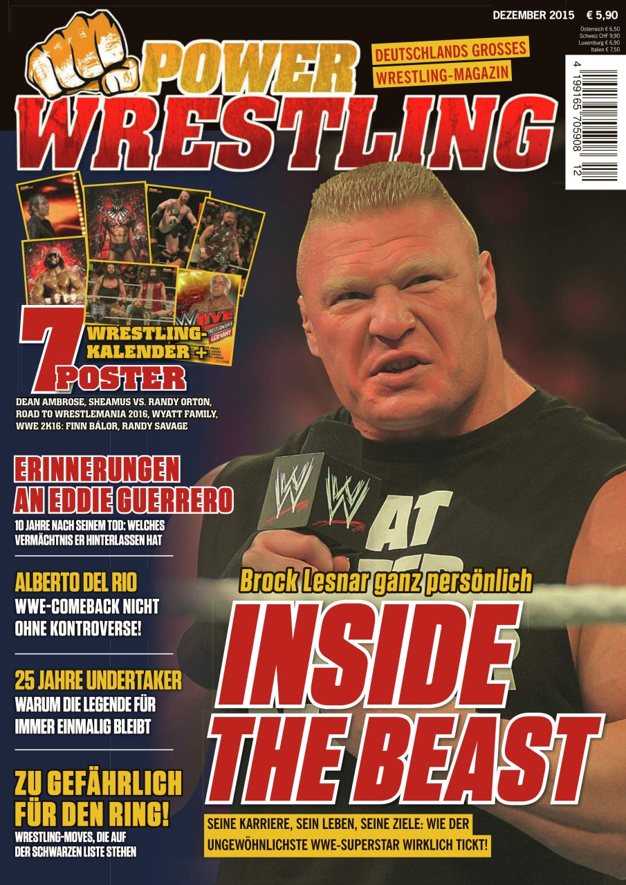 Power Wrestling Magazine December 2015 Magazine PWcatalog