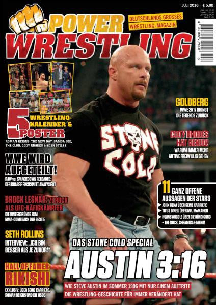 Power Wrestling Magazine July 2016 Magazine PWcatalog