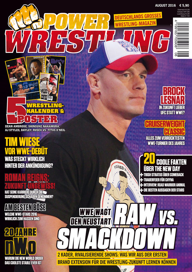 Power Wrestling Magazine August 2016 Magazine PWcatalog