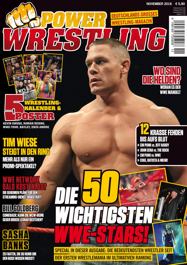 Power Wrestling Magazine November 2016 Magazine PWcatalog