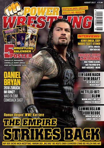 Power Wrestling Magazine August 2017 Magazine PWcatalog