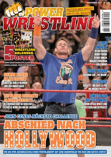 Power Wrestling Magazine November 2017 Magazine PWcatalog
