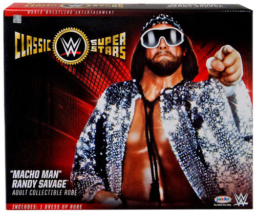 Macho Man Randy Savage WWE Classic Superstars Dress Up Robe By Jakks Pacific Pwcatalog