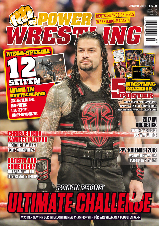 Power Wrestling Magazine January 2018 Magazine PWcatalog