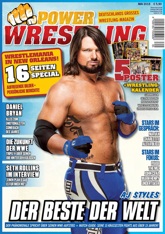 Power Wrestling Magazine May 2018