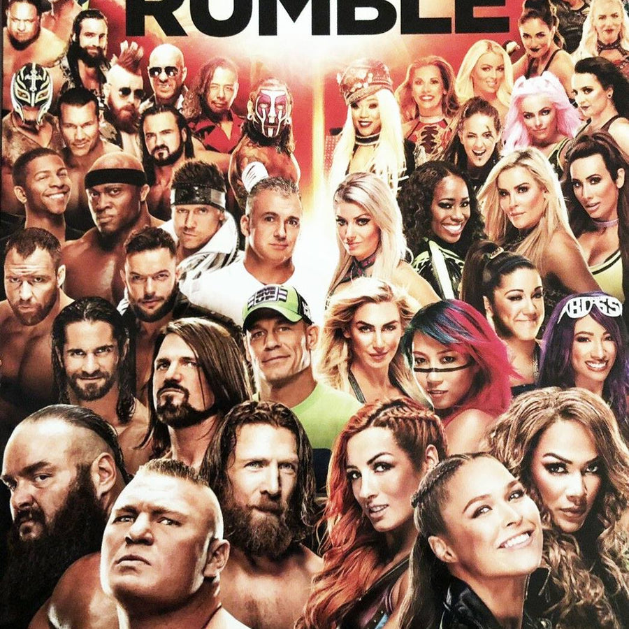 WWE 2019 Royal Rumble Program Magazine PWcatalog