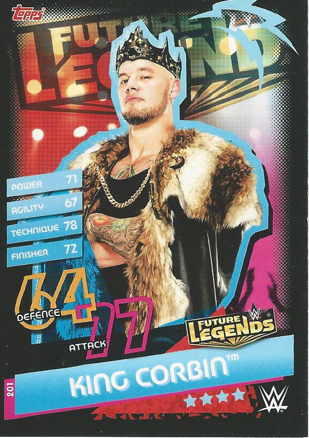 WWE Topps Slam Attax Reloaded 2020 King Corbin #201