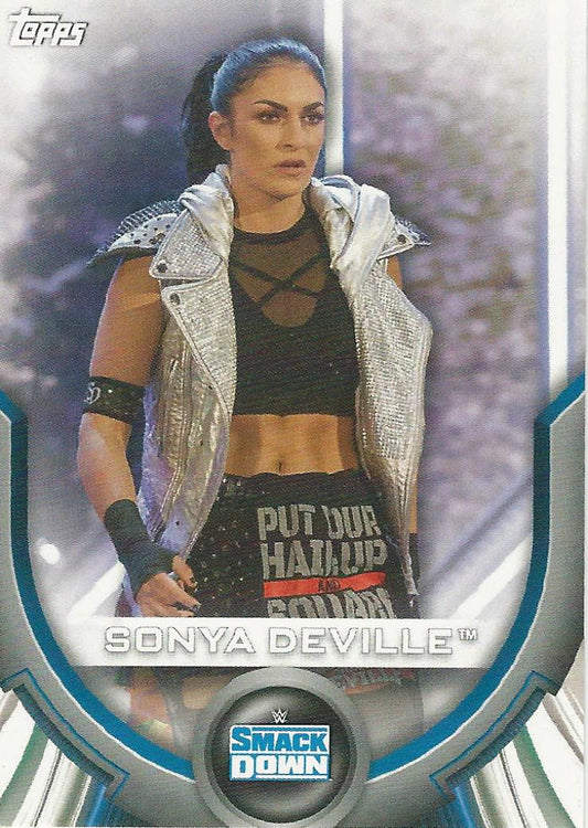WWE Topps Women Division 2020 Sonya Deville RC-51 trading card PW Catalog