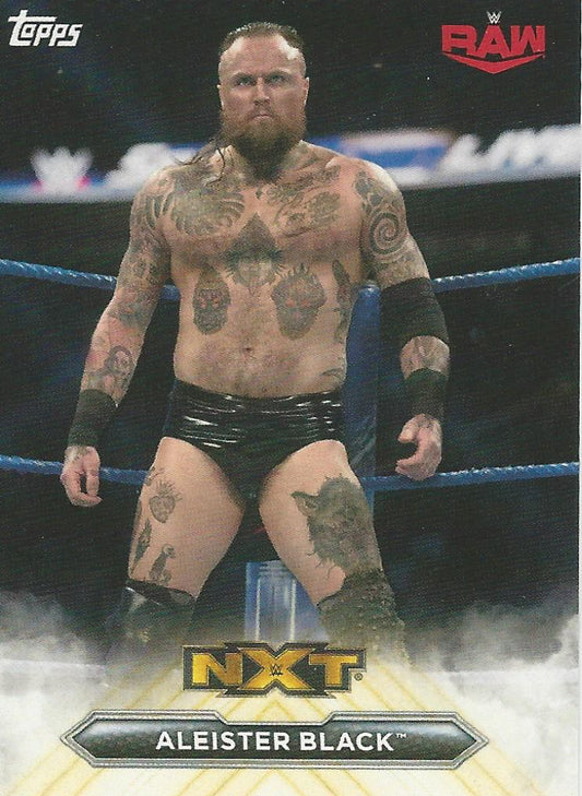 WWE Topps NXT 2020 Aleister Black CU-1 trading card PW Catalog
