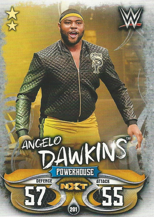 WWE Topps Slam Attax Live 2018 Angelo Dawkins NXT #201