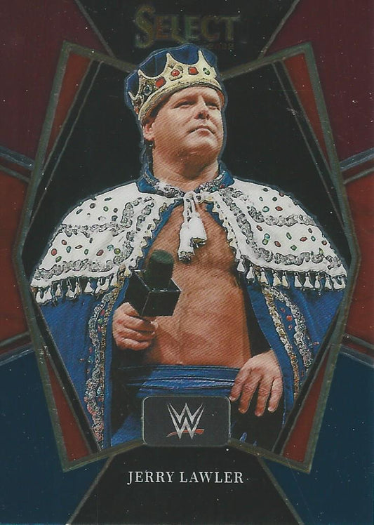 WWE Panini Select 2022 Red/Silver/Blue Jerry Lawler #193