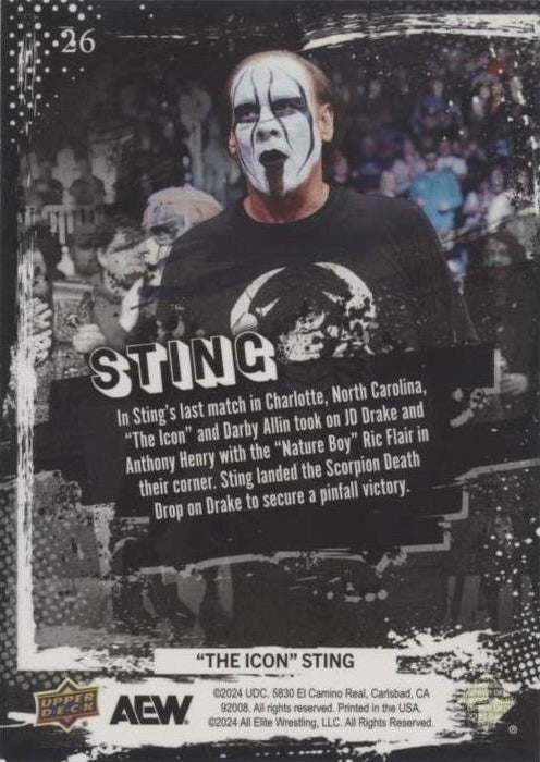 1/6/24 – Sting Wrestled in Charlotte, North Carolina for the Final Time in HIS Career at Collision