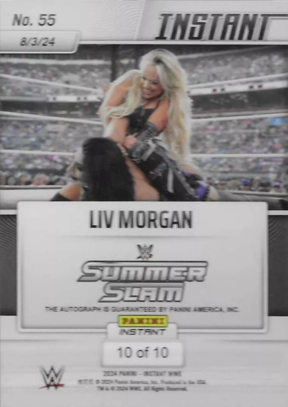 LIV Morgan – LIV Morgan Retains the Women’s World Championship trading card PW Catalog