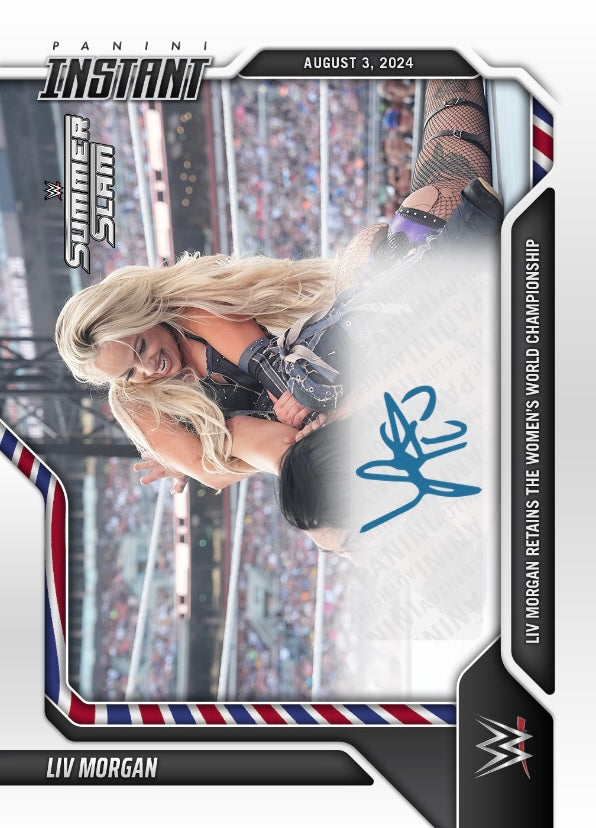 LIV Morgan – LIV Morgan Retains the Women’s World Championship trading card PW Catalog