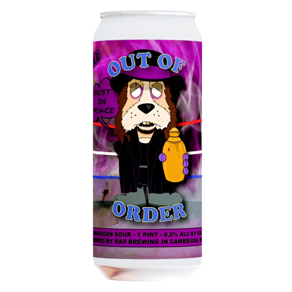 Undertaker Beer Can Out of Order Rest in Peace by RaR Brewing PW Catalog