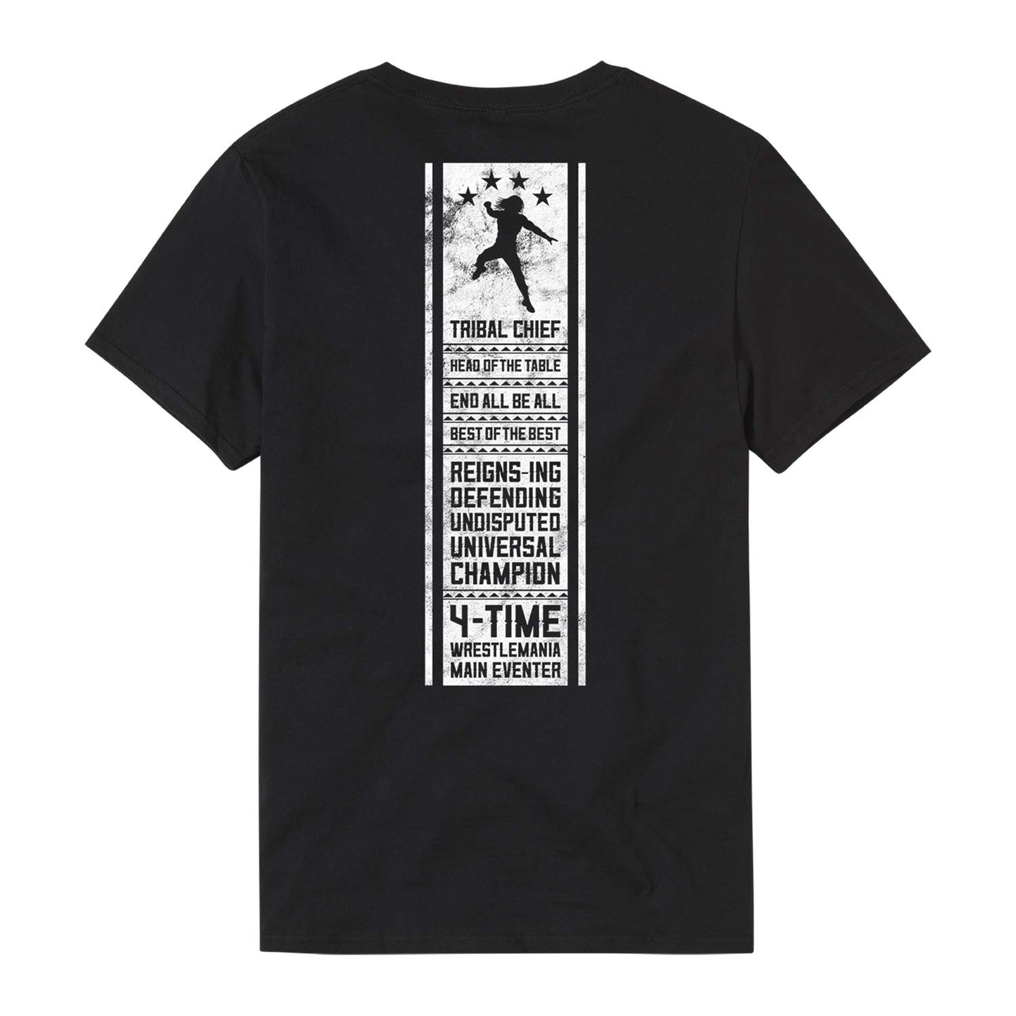 [Color:Black] Roman Reigns "Acknowledge Me" Authentic T-Shirt