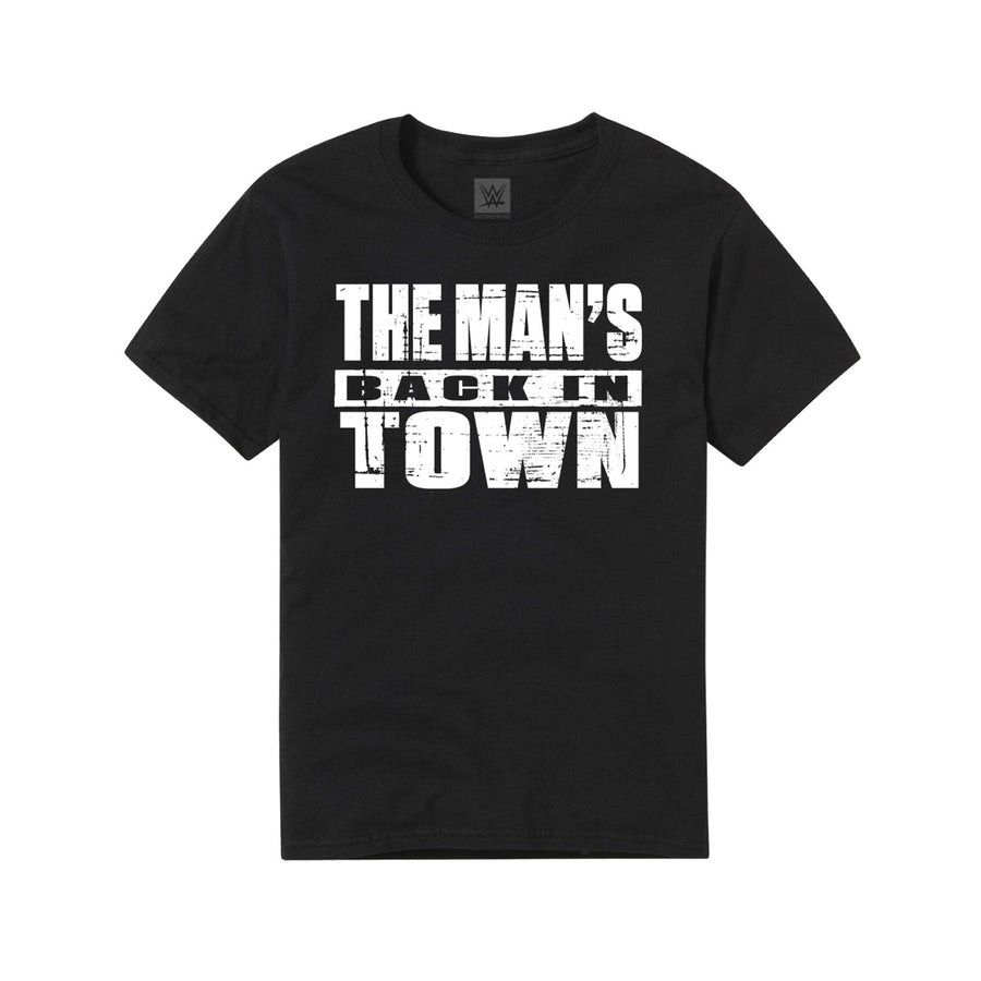 Becky Lynch "The Man's Back in Town" Youth Authentic T-Shirt