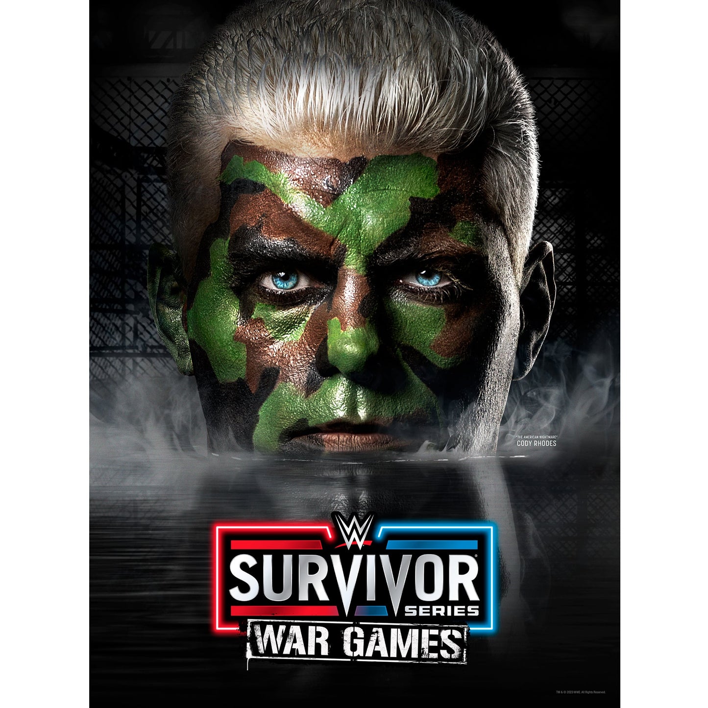2023 WWE Survivor Series Unsigned 18" x 24" Event Poster Art Photograph